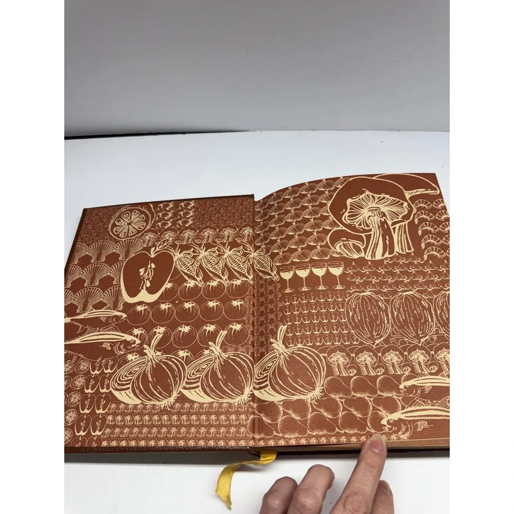 Vintage 1978 Bon Appetit Social Planner Hardcover Recipe Book Calendar Brown